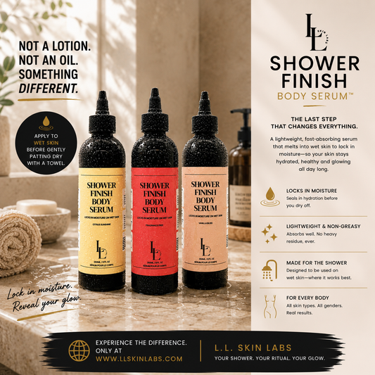 Shower Finish Body Serum Variety 3 Pack Bundle